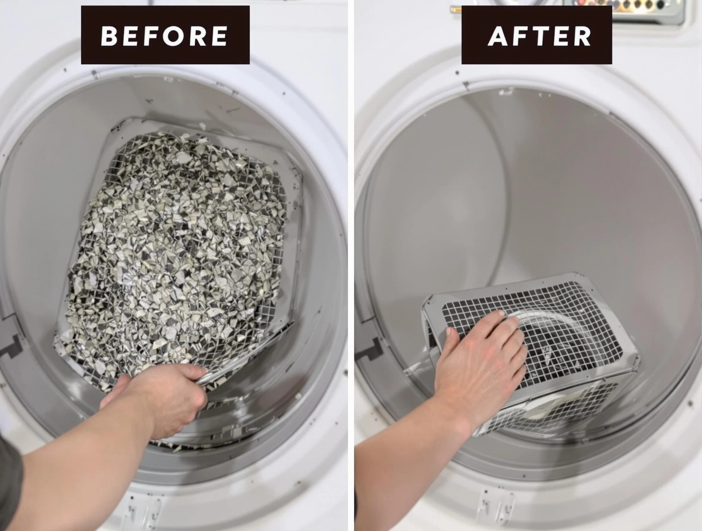 Professional lint trap cleaning by Jefferson Hills Dryer Vent Cleaning in Jefferson Hills