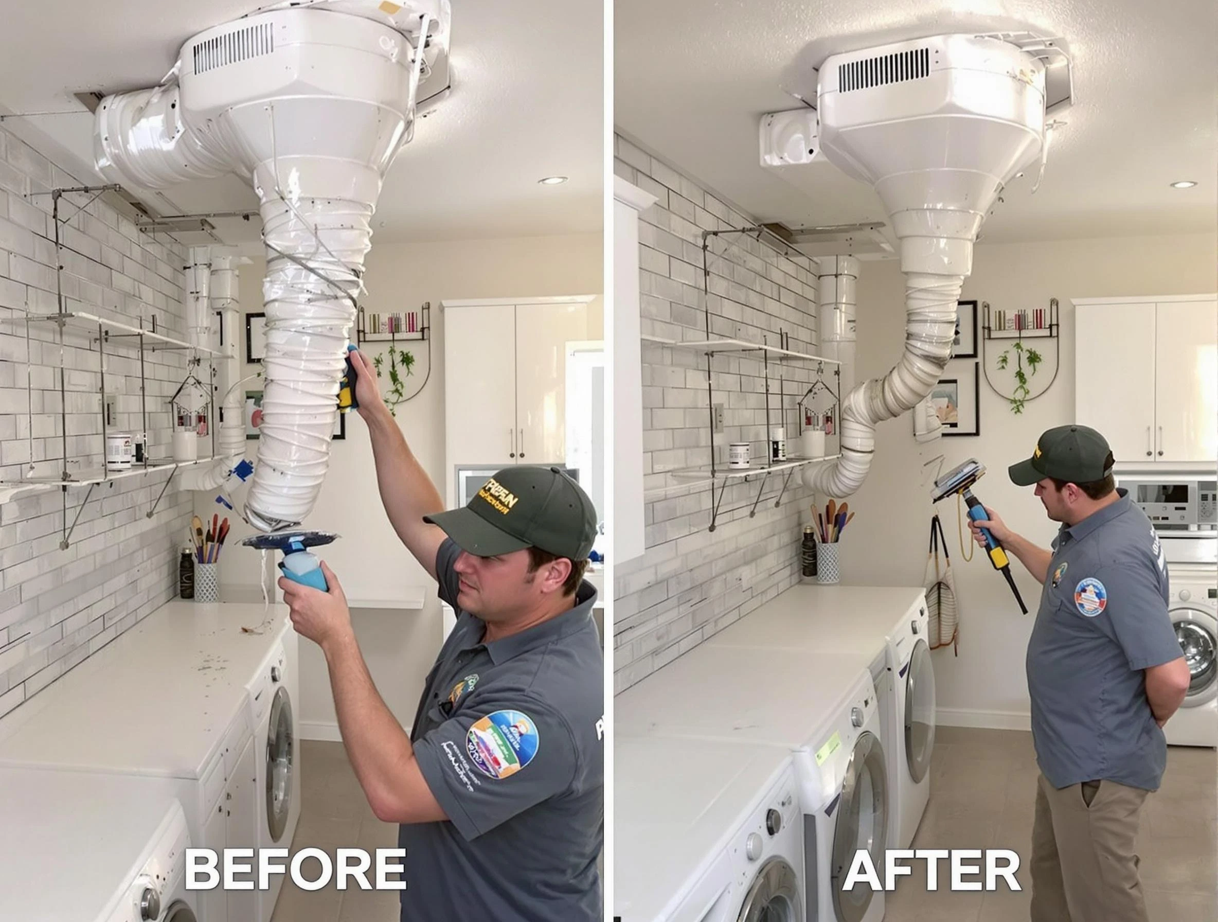 Professional dryer exhaust vent cleaning by Jefferson Hills Dryer Vent Cleaning in Jefferson Hills