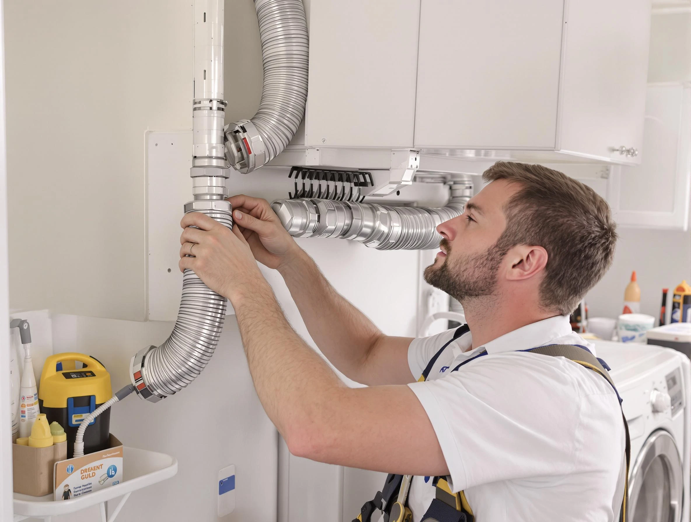 Professional dryer vent repair and installation by Jefferson Hills Dryer Vent Cleaning in Jefferson Hills